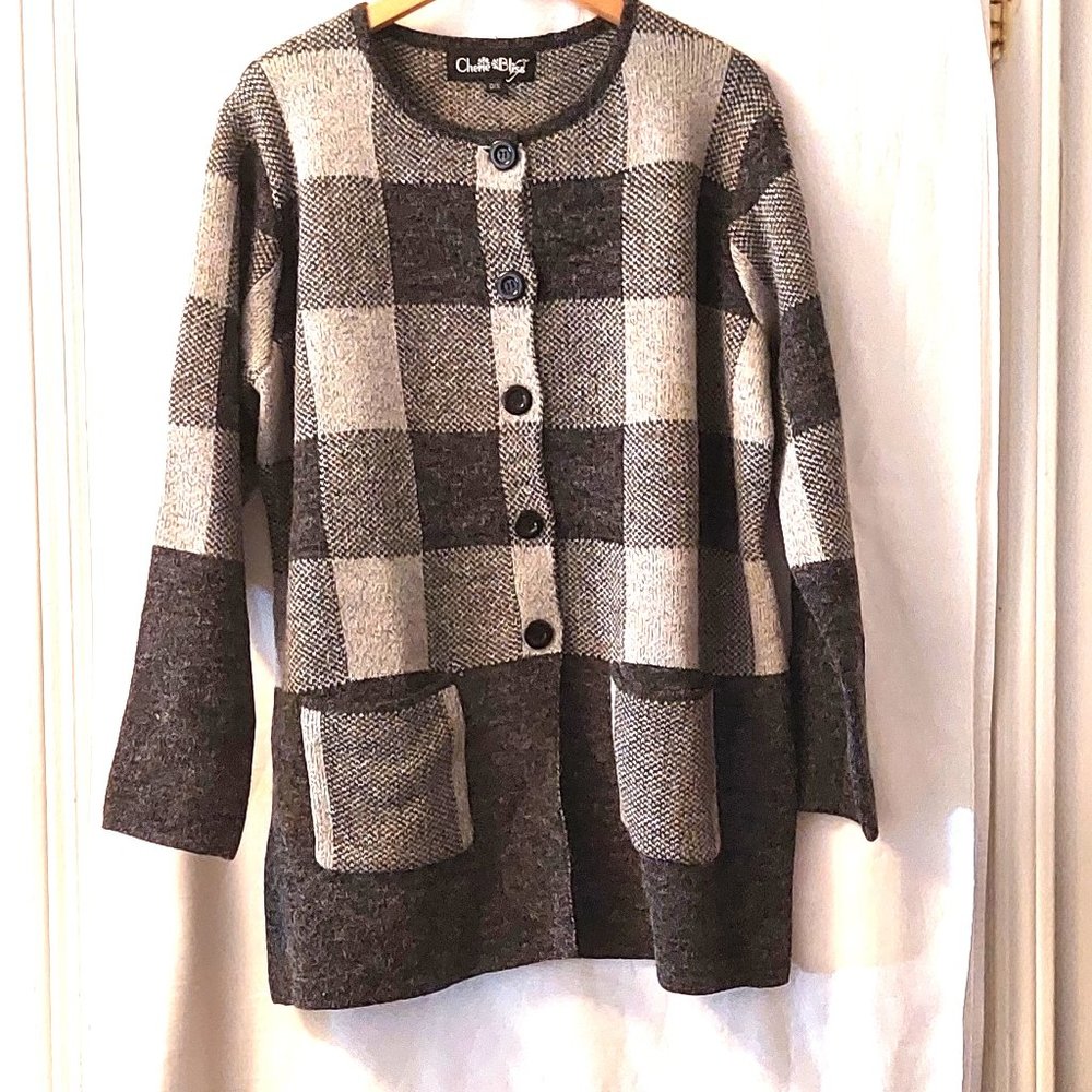 Cheri Bliss Plain Outwear with Buttons